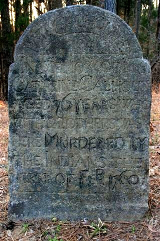 Catherine Calhoun marker